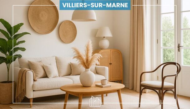 Appartement 3 pièces  à vendre Villiers-sur-Marne 94350