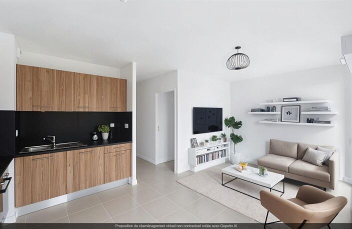 APPARTEMENT TYPE 3 REZ DE JARDIN TERRASSE + DEUX STATIONNEMENTS RESIDENCE NEUVE — photo 4