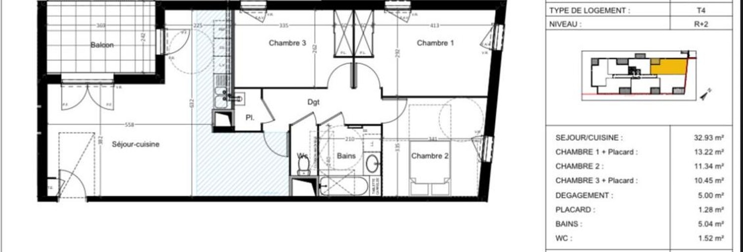 Appartement 4 Pièces 80 m² à vendre à Pont-de-Chéruy (38230)
