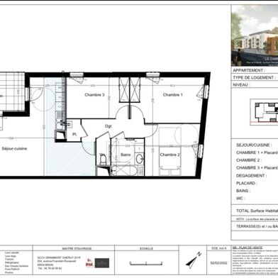Appartement 4 pièces 260000 €