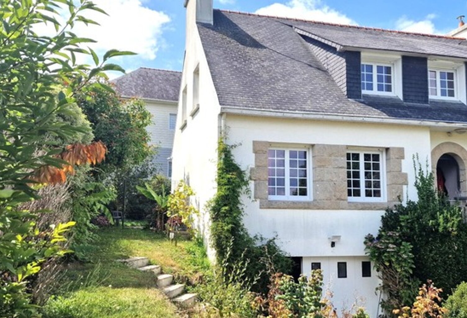 A vendre-Bretagne-Finistère sud-Quimper-Maison-Sous-sol-garage-jardin — photo 1