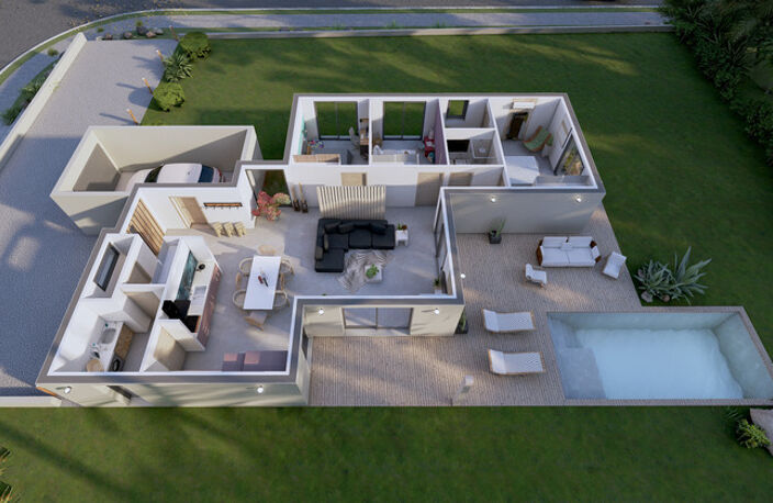 Dpt Corse (20), à vendre GHISONACCIA maison 119 m² avec piscine terrain de 667 m² à 3 Km de la mer — photo 3