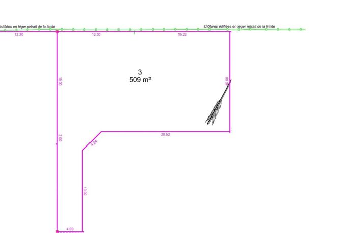 Terrain à bâtir -  509 m² — photo 2