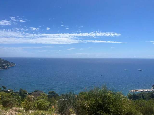 Eze bord de Mer, terrain avec permis de construire accordé — photo du bien