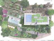 Eze bord de Mer, terrain avec permis de construire accordé — photo 4