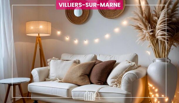 Appartement 3 pièces  à vendre Villiers-sur-Marne 94350