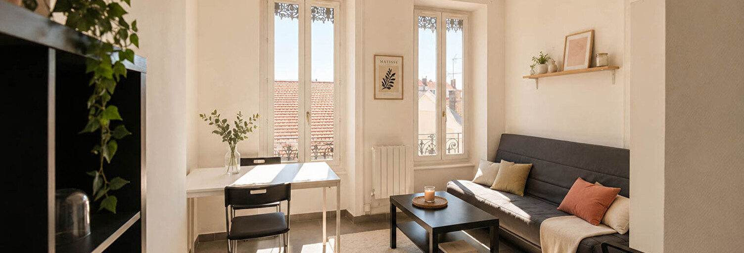 Appartement 1 Pièce 22 m² à vendre à Villeurbanne (69100)