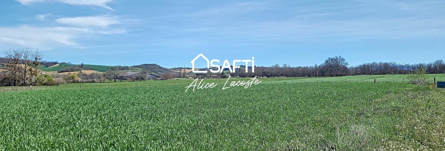 Terrain  4505 m² à vendre à Saint-Sulpice-sur-Lèze (31410)