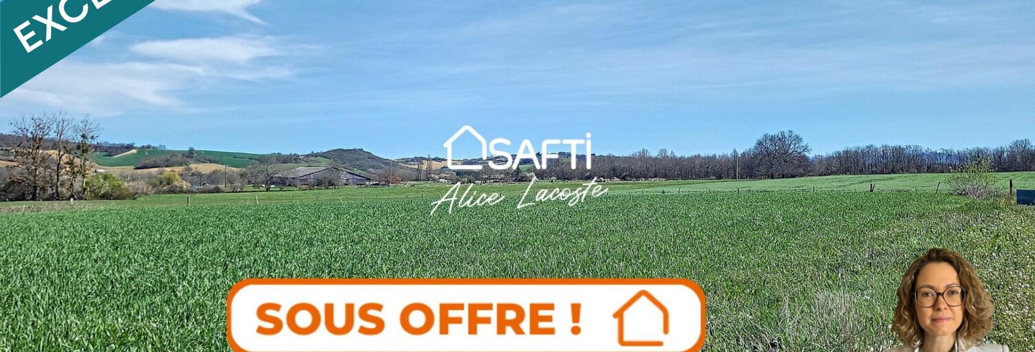 Terrain  4505 m² à vendre à Saint-Sulpice-sur-Lèze (31410)