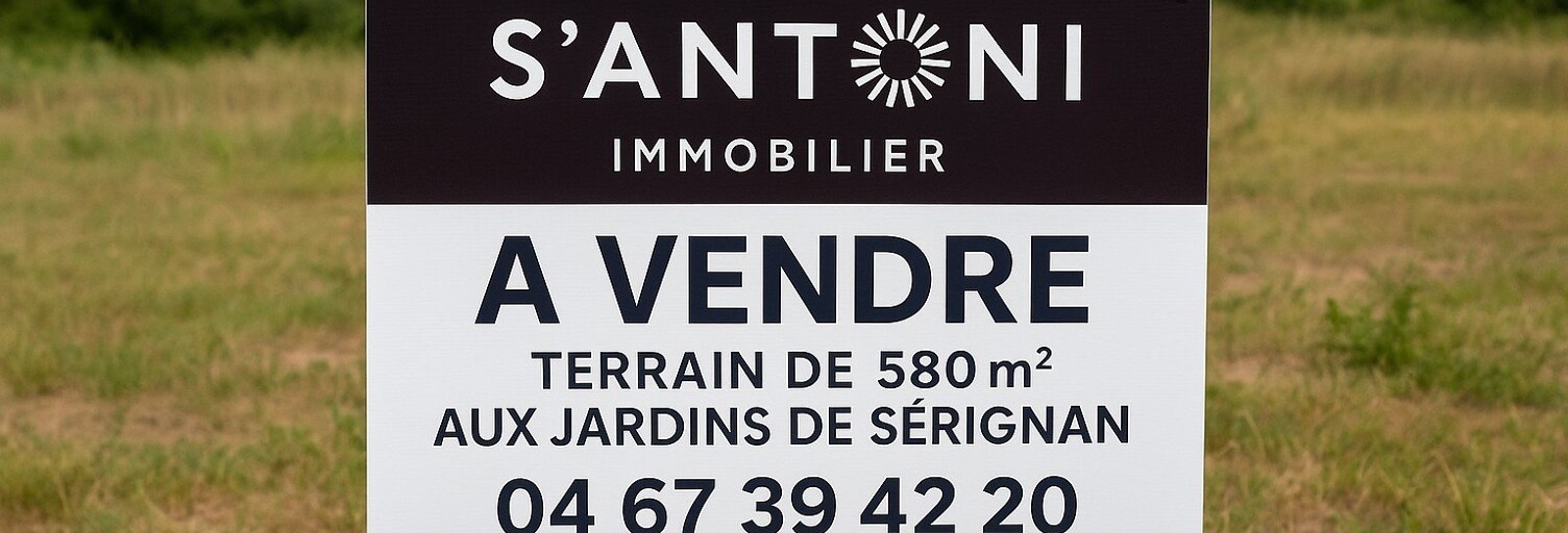 Terrain  580 m² à vendre à Sérignan (34410)