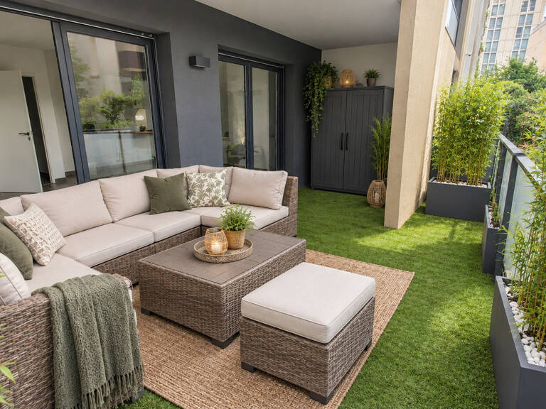 TOULOUSE CARTOUCHERIE APPARTEMENT T1 35.11 M² AVEC TERRASSE ET CAVE — photo 1