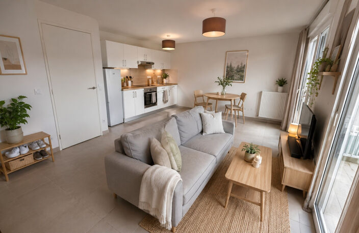 TOULOUSE CARTOUCHERIE APPARTEMENT T1 35.11 M² AVEC TERRASSE ET CAVE — photo 2