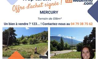 Terrain  518 m² à vendre à Mercury (73200)
