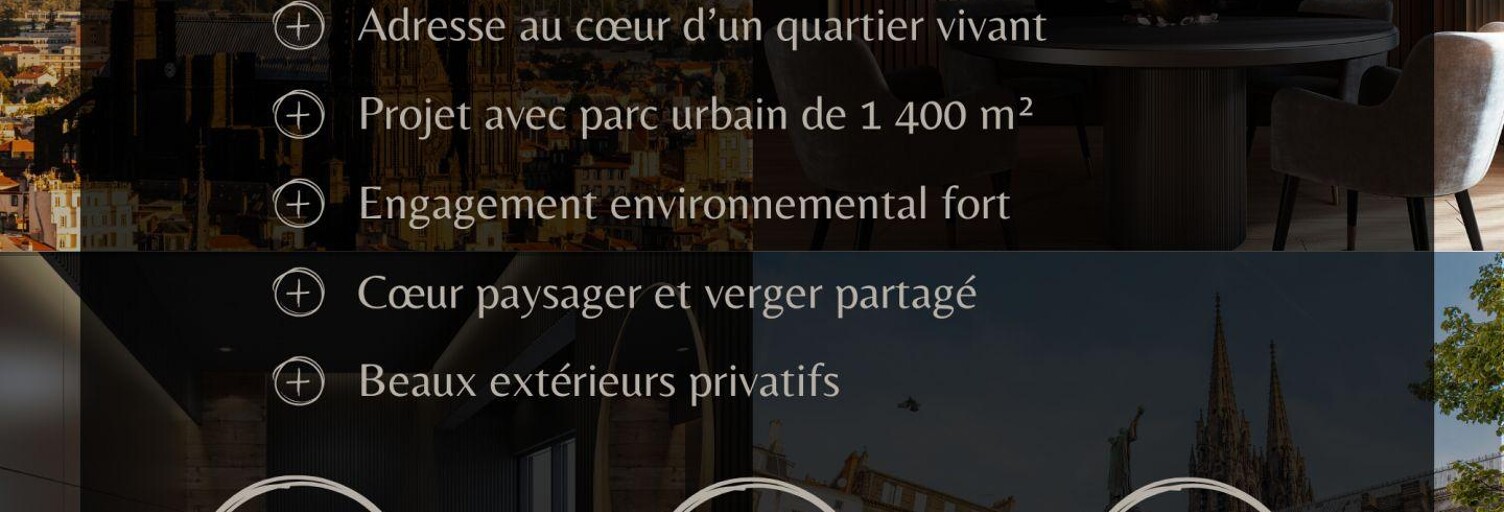Appartement 2 Pièces 41 m² à vendre à Clermont-Ferrand (63100)