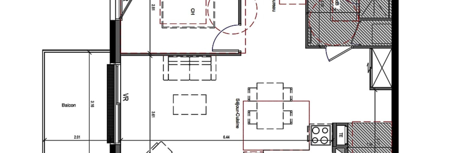 Appartement 2 Pièces 52 m² à vendre à Clermont-Ferrand (63100)