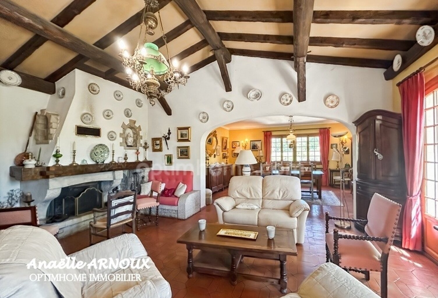 Villa provençale authentique avec grand terrain dont une partie boisée, piscine, terrasse et garage — photo 1