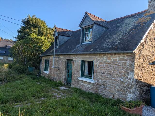 MELLIONNEC MAISON EN PIERRE SOUS ARDOISES A RENOVER 2 PIECES 55m² PARCELLE ATTENANTE DE 292 m² — photo du bien