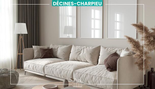 Appartement 3 pièces  à vendre Décines-Charpieu 69150