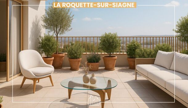 Appartement 3 pièces  à vendre Roquette-sur-Siagne (La) 06550