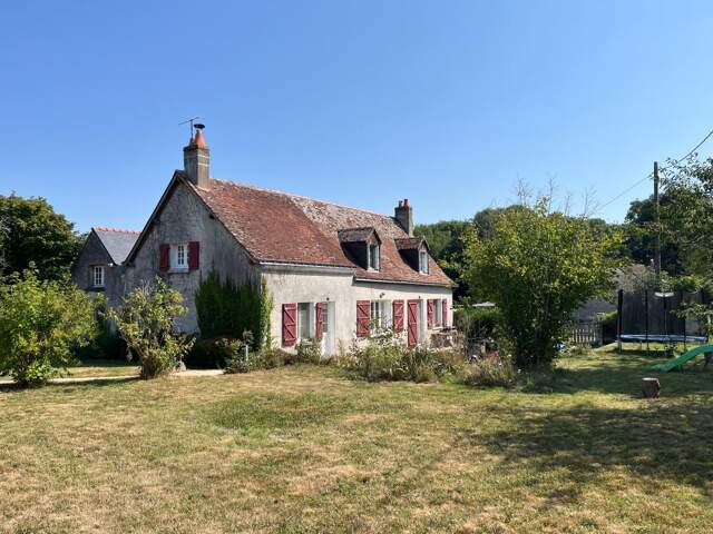 RIVARENNES (37190) — Proche Azay-le-Rideau & Chinon Grande maison familiale de 160 m² au calme absolu — Terrain 2 940 m² — photo du bien