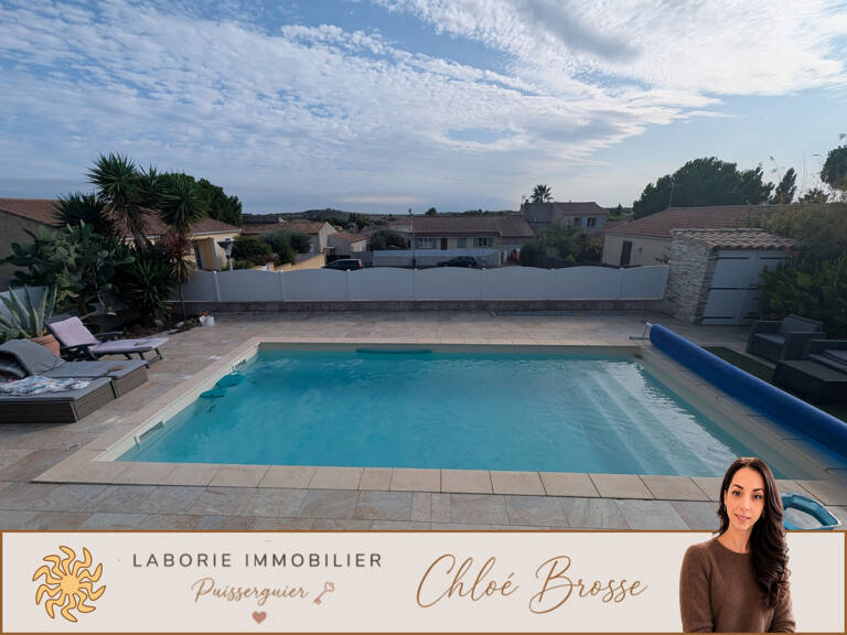 A VENDRE - PUISSERGUIER - VILLA T4 + BUREAU DE 110 M2 HAB SU — photo 1