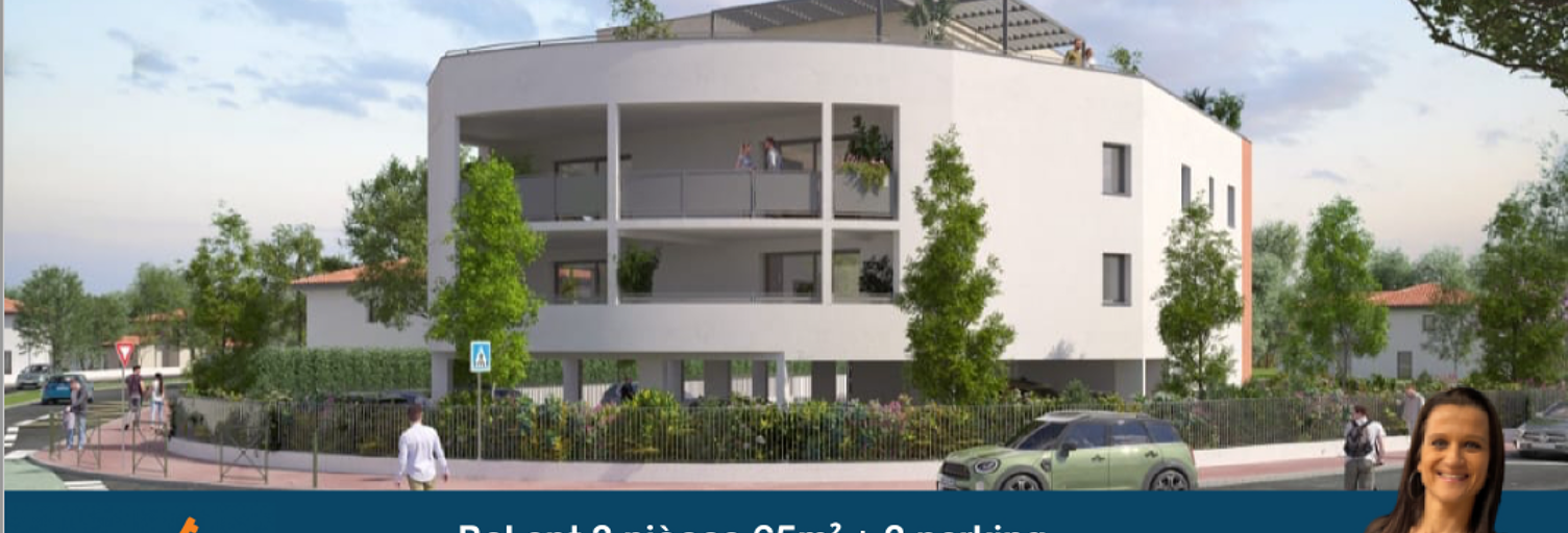 Appartement 3 Pièces 65 m² à vendre à Tournefeuille (31170)