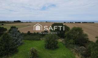 Terrain  1499 m² à vendre à Saint-Laurent-sur-Mer (14710)