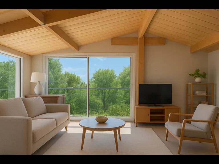LOFT NEUF 2 PIECES 50 M2 - CALME ABSOLU A SAINT SYLVESTRE — photo 1