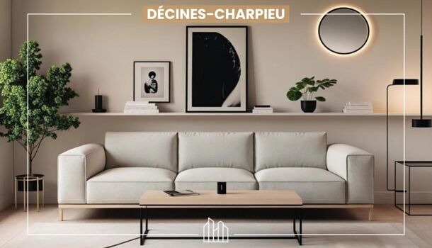 Appartement 3 pièces  à vendre Décines-Charpieu 69150