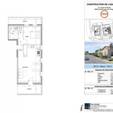 Appartement 2 pièces 250000 €