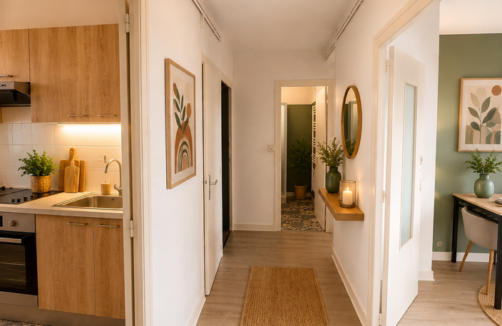 appartement T3 avec balcon cave ET GARAGE quartier gare   64 — photo 3