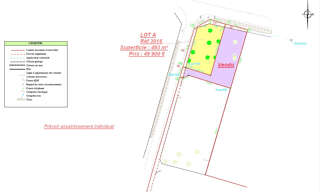 Terrain  493 m² à vendre à Saint-Savin (33920)