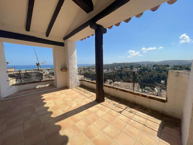 Haut de Cagnes maison terrasse vue mer — photo du bien
