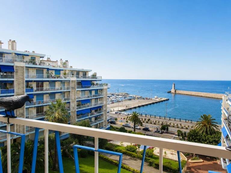 NICE 'LE PORT' -  3P 77m² + 8m² Terrasse | Vue MER | Parking + C — photo 1