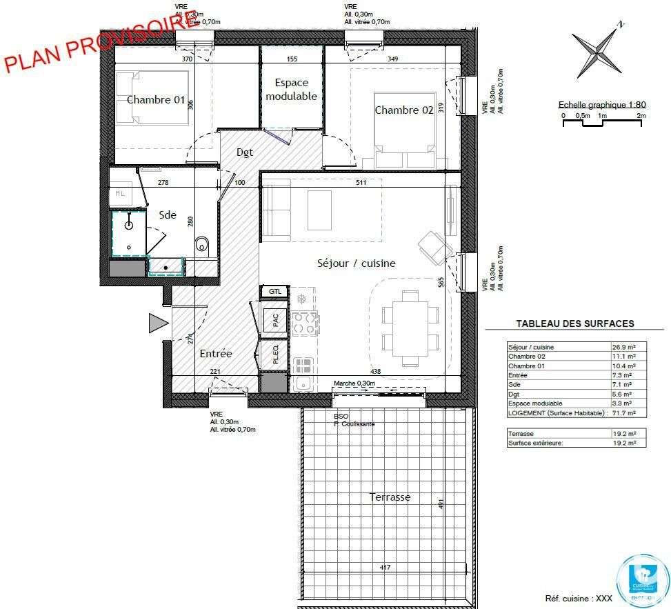 Vente Appartement 3 pièces - Photo 2