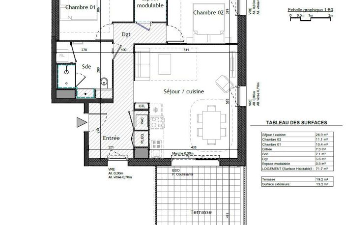 Vente Appartement 3 pièces — photo 2