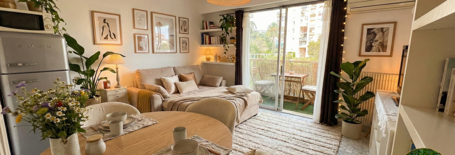 Appartement 1 Pièce 23 m² à vendre à Nice (06200)