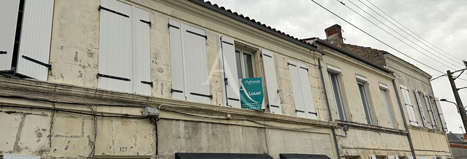 Appartement 1 Pièce 26 m² à louer à Rochefort (17300)