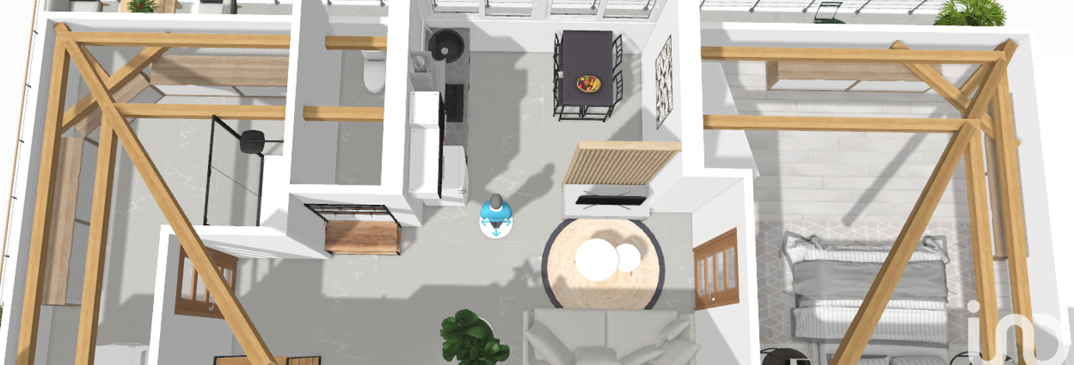 Appartement 2 Pièces 55 m² à vendre à Montrottier (69770)