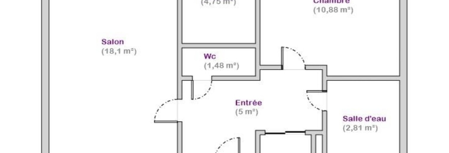 Appartement 2 Pièces 43 m² à vendre à Lamballe-Armor (22400)