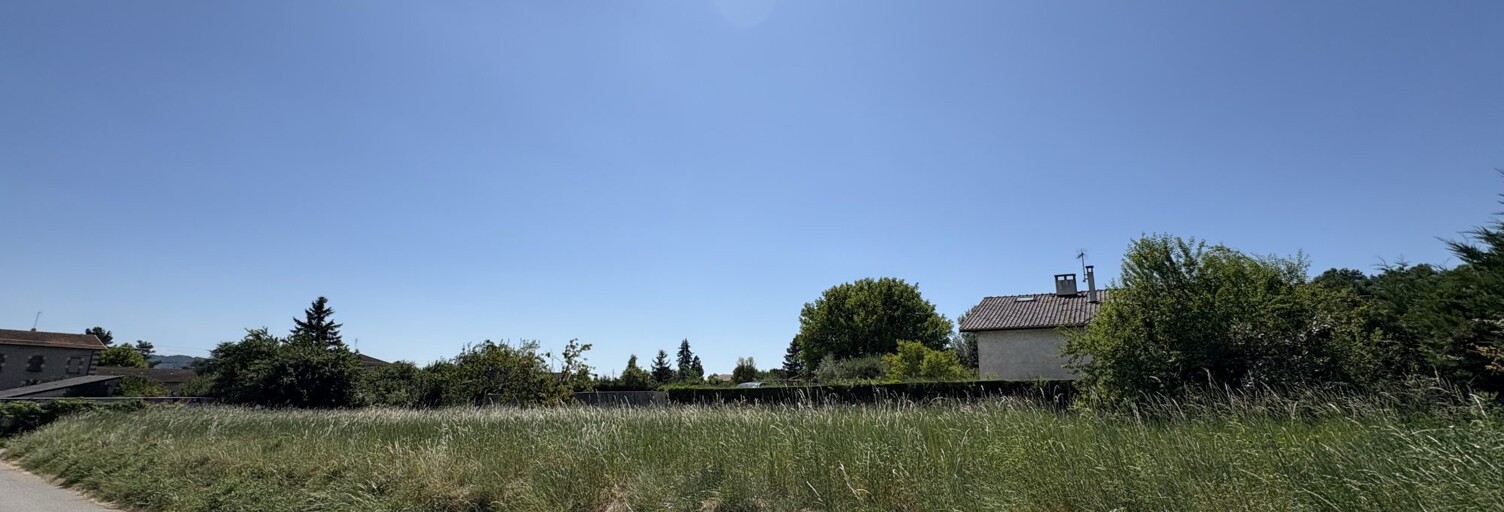 Terrain  1058 m² à vendre à Saint-Lattier (38840)
