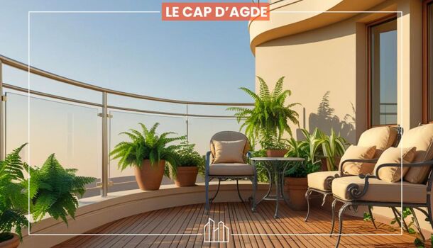 Appartement 1 pièces  à vendre Cap d'Agde (Le) 34300