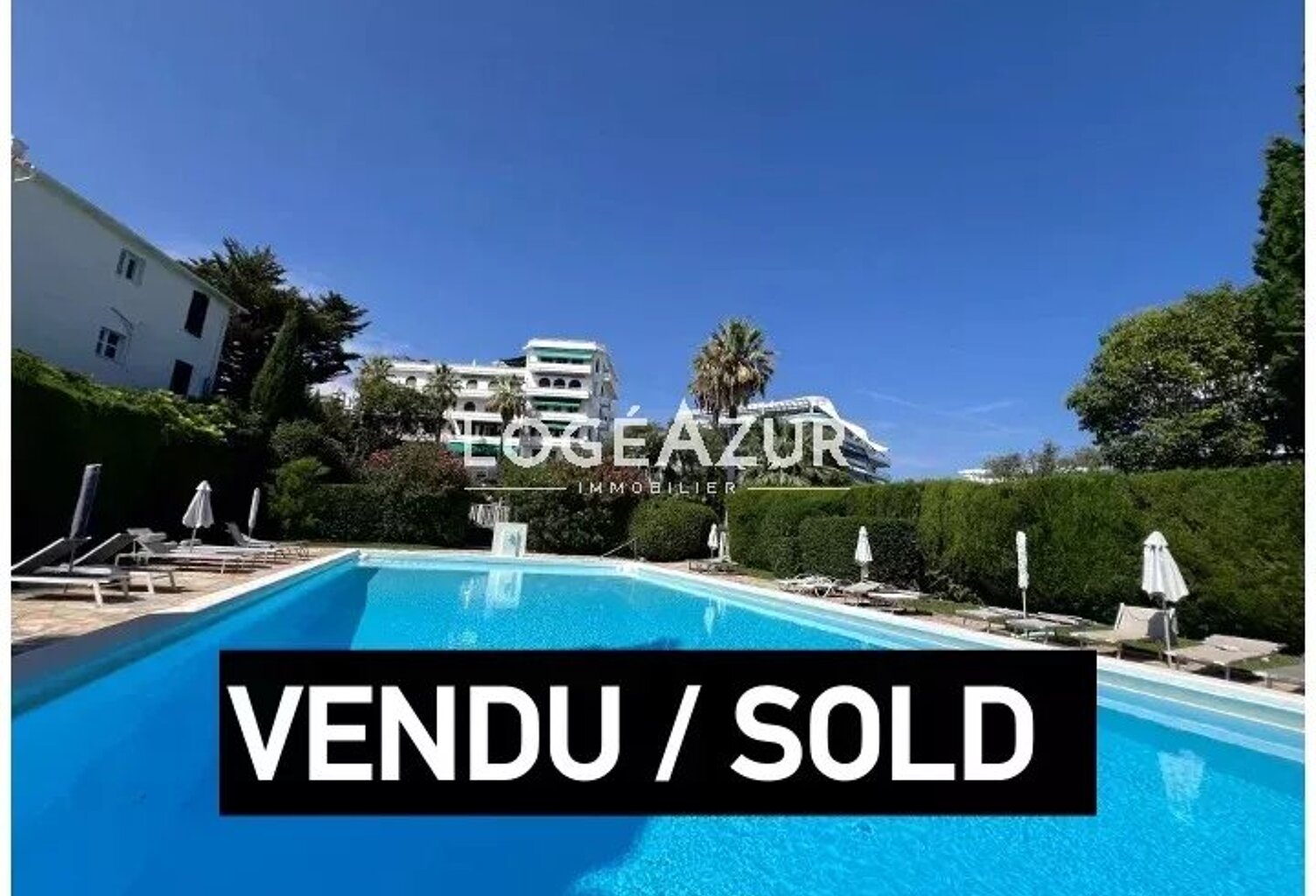 VENTE APPARTEMENT JUAN LES PINS - 3 CHAMBRES - PISCINE ET TENNIS — photo 1