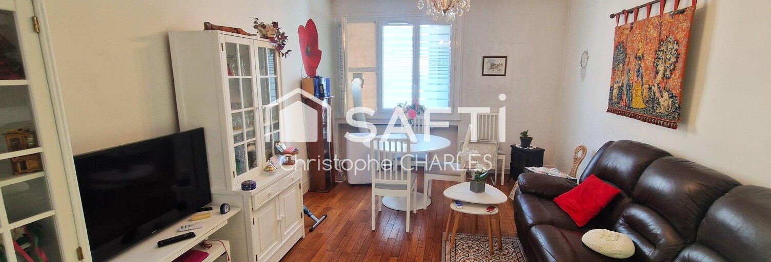 Appartement 3 Pièces 58 m² à vendre à Villeurbanne (69100)