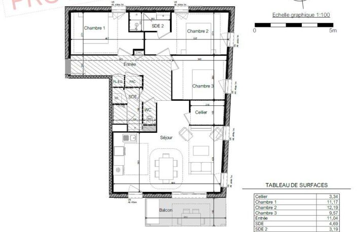 Vente Appartement 4 pièces — photo 3