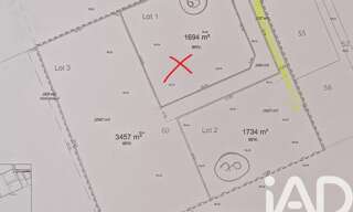 Terrain  1694 m² à vendre à Vaudesincourt (51600)