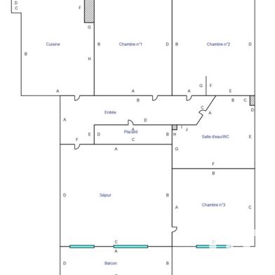 Appartement 4 pièces 215000 €