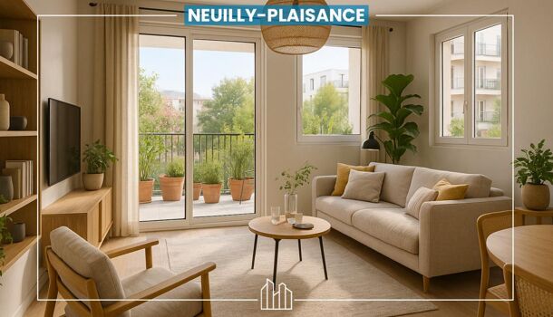 Appartement 3 pièces  à vendre Neuilly-Plaisance 93360