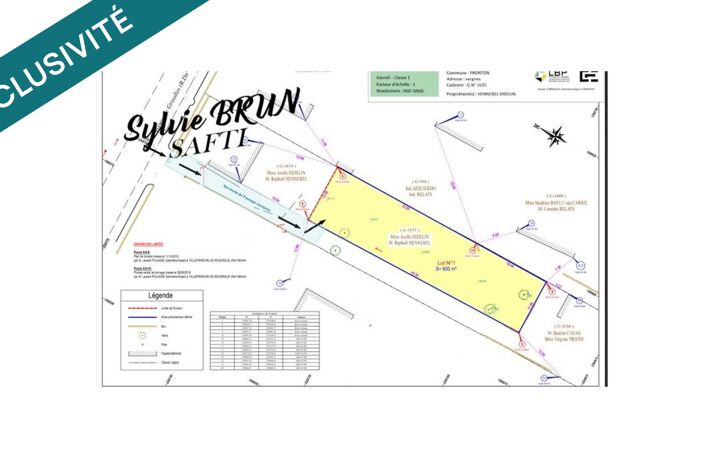 Terrain à bâtir borné d'une superficie de 600 m² — photo 2