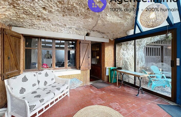 MAISON TROGLODYTE À VENDRE  349 m²  VUE SUR LA LOIRE  — photo 3